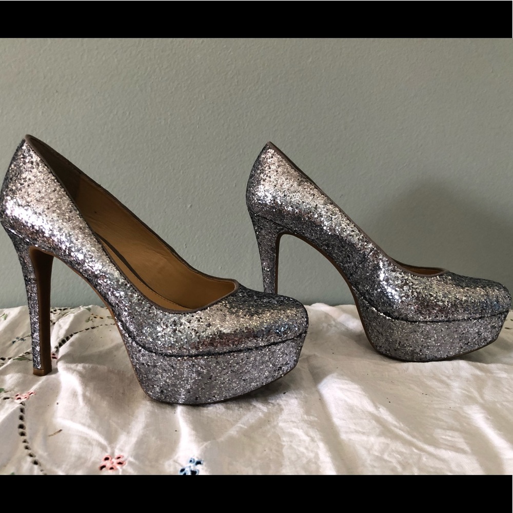 Glittery heels